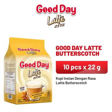 GOOD DAY LATTE BUTTERSCOTCH 10X22GR