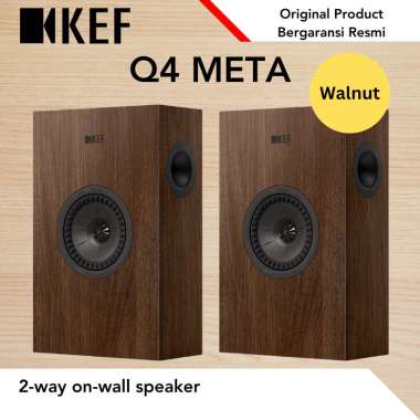 KEF Q4 Q-4 Q 4 Meta 2-ways on wall speaker surround speaker WALNUT