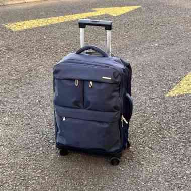 PARKSON 2418 Koper 20 Inch Kabin Bahan Kain Nilon Kanvas Ringan Kabin Size 20 Inch NAVY