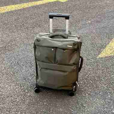 PARKSON 2418 Koper 20 Inch Kabin Bahan Kain Nilon Kanvas Ringan Kabin Size 20 Inch DARK GREEN