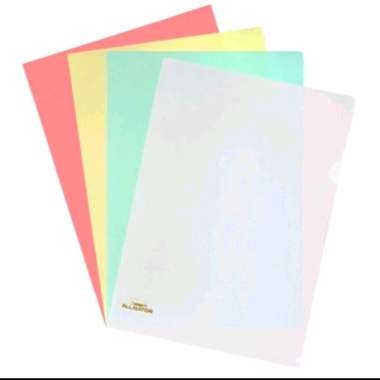 Map L Clear Sleeve Transparan A4 Kuning