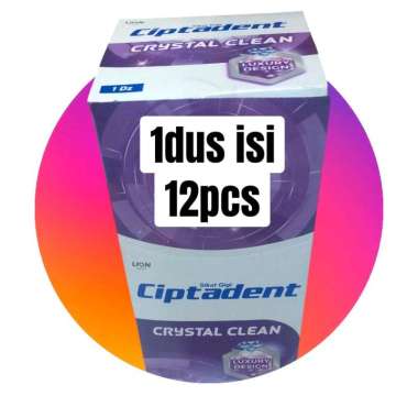 sikat gigi ciptadent Cristal clean medium 1 dus isi 12pcs