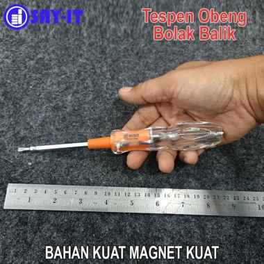 Tespen Obeng Bolak Balik Bahan Kuat Magnet Kuat Merk Niso