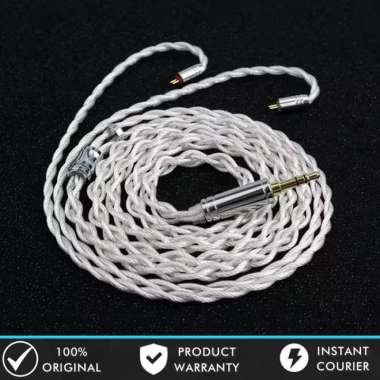 XINHS SNOWMAN WITH MIC / NO MIC 4 CORE 7N OCC CRYSTAL COPPER KABEL EARPHONE IEM UPGRADE CABLE IVIPQ