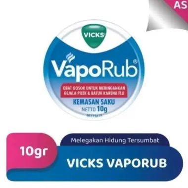 Vicks Vaporub Melegakan Hidung Tersumbat (10 Gram)