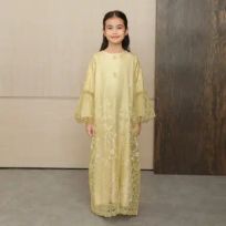 Geulis.id SAIQA MAXI DRESS / DRESS ANAK / SARIMBIT LEBARAN / BAJU LEBARAN / GEMA RASA SERIES