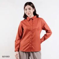 FAME | Pleated-Cuff Blouse | Atasan Wanita Minimalis Lengan Panjang Casual Formal (3 Warna) | 9211949