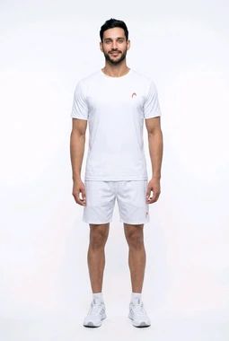 Kaos Pria Olahraga White Active Wear Tshirt