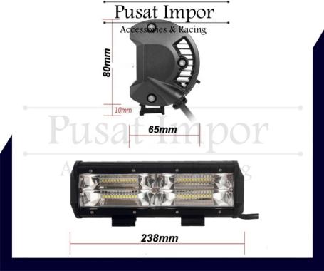 Lampu LED Sorot Tembak Mobil 144 Watt Putih 144W ORIGINAL 100 % Multicolor