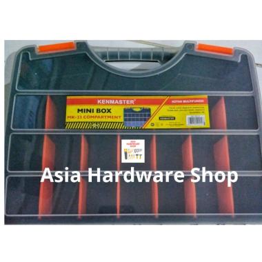 KENMASTER Mini Tool Box 23 Compartment Rak Komponen Organizer Tempat Baut Mu
