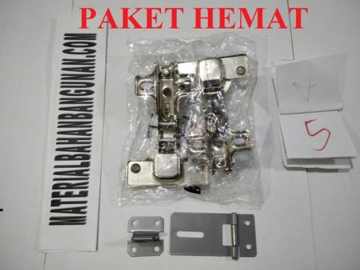 PAKET ENGSEL SENDOK HUBEN BESAR PINTU LEMARI OVERVAL KUNCI PINTU 5 CM