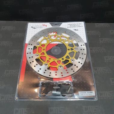 Diac Brake Piringan Cakram Depan KTC 2Panah 320mm Tiger Gold