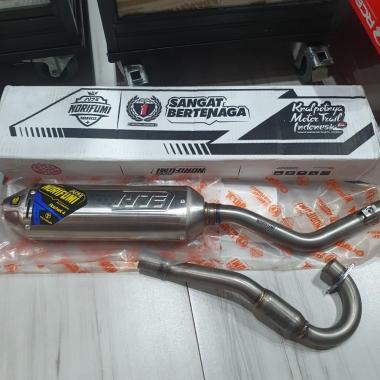 Knalpot Norifumi Rocket 4 Titanium Bore Up CRF150 CRF Original