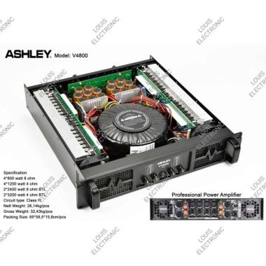 Power ASHLEY V4800 V 4800 4 Channel ORIGINAL
