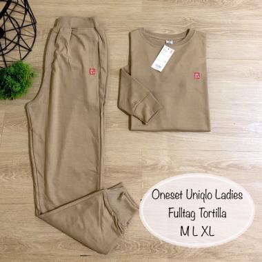 Oneset Uniqlo Setelan Uniqlo One Set Uniqlo Ladies Setelan Uniqlo Wanita L TORTILLA
