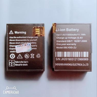 Batere Baterai Printer Thermal Bluetooth Zjiang Hitam