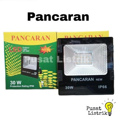 Lampu Sorot LED 30 Watt Pancaran Lampu Tembak LED Lampu Sorot LED 30W Kuning