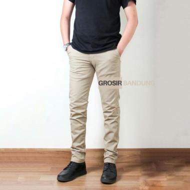 Celana Chino Panjang Pria Cino Original Brand Distro L cream