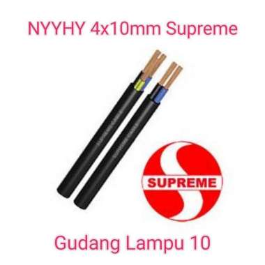 Kabel Listrik Serabut NYYHY 4x10mm Supreme (Meteran)