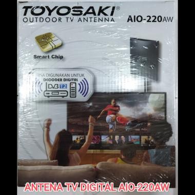 Antena TV Digital Toyosaki AIO 220 / Antena Indoor - Outdoor Digital warna LUBY 1006