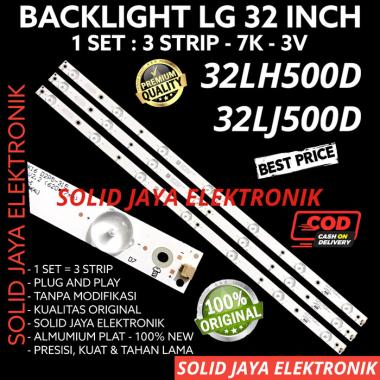 BACKLIGHT TV LED LG 32 INC 32LH500 D 32LH500D 32LH LAMPU BL 7K 3V IN