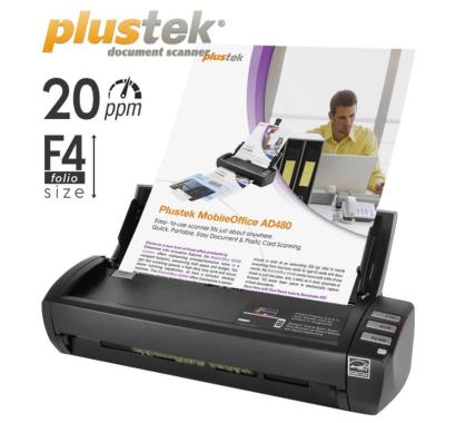 Scanner Portable Plustek portable scanner mobile office AD480