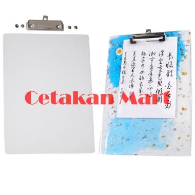 CMart Cetakan Silikon Resin Epoxy Craft DIY Clipboard A4 Papan Jalan Set