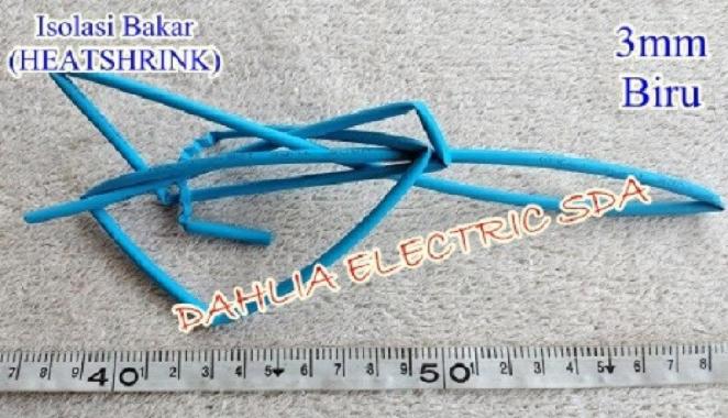 ISOLASI BAKAR (HEATSHRINK) 3mm BIRU