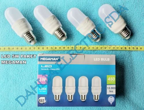 LAMPU LED 5W PAKET MEGAMAN