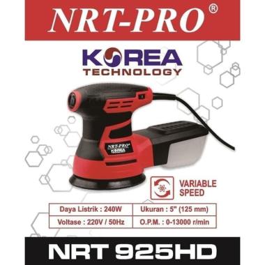 Mesin Amplas Orbital Sander Nrt Pro 925hd Variable Speed Control