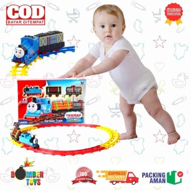 MAINAN ANAK EDUKASI REL KERETA API THOMAS TRAIN TRACK CARTOON TOMAS 11