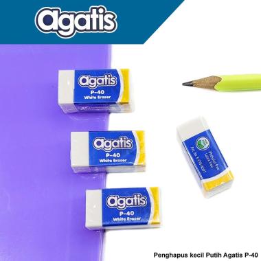 Penghapus Pensil AGATIS Putih - P 40