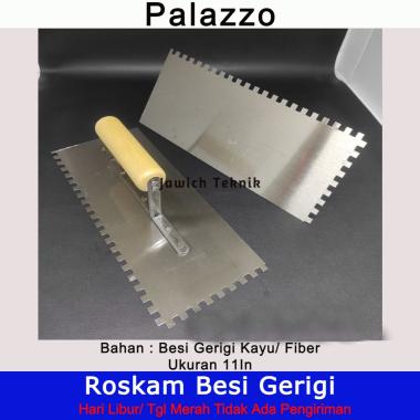 Roskam Besi Gerigi Raskam Catok Pasang Keramik Sendok Semen Kayu
