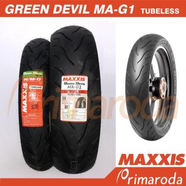 Sepasang Ban Suzuki GSX-R150 GSX-S150 Tubeless Maxxis Green Devil