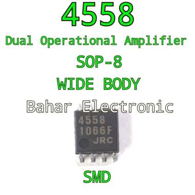 IC 4558 NJM4558 SMD SOP-8 WIDE BODY