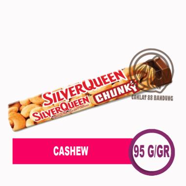 Promo Harga Silver Queen Chunky Bar Cashew 95 gr - Blibli