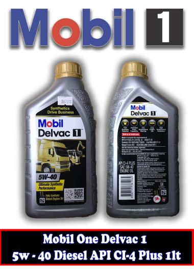 Mobil Delvac 1 5W-40 Diesel 1 Liter CI-4 Plus - 67290 -