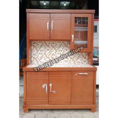 Kitchen Set - Lemari Piring 3 Pintu / Lemari Sayur / Lemari Dapur Minimalis / Rak Piring / Lemari Ma