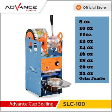Mesin Cup Sealer Advance SLC 100 Mesin Press Gelas Plastik bisa 22oz 18oz 16oz 14oz 12oz Sealing Mac