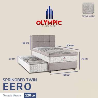 OLYMPIC KASUR SPRINGBED SORONG 2IN1 EERO TWIN 120 X 200 CM
