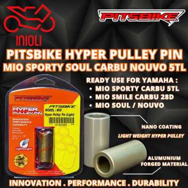 PITSBIKE HYPER PIN BOSHING CVT MIO SPORTY SMILE MIO SOUL NOUVO CARBU KARBU MIO 5TL 28D 5MX KD333 PUL