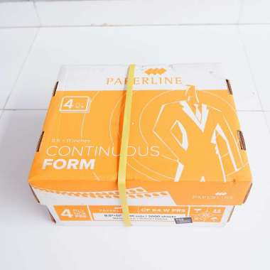 Continuous Form CF K4 W PRS Paperline 4 Ply 9,5x11 Inches Belah Tengah - 1 Box Isi 500 Set