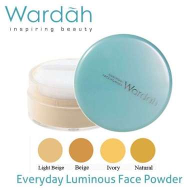 Wardah Luminous Face Powder - Wardah Lominous Bedak Tabur 04. Natural