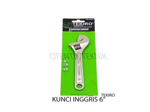 TEKIRO ADJUSTABLE WRENCH 6 INCH - KUNCI INGGRIS 6 INCI