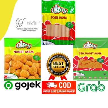 OKEY ALL VARIANT 500 GRAM/ SOSIS OKEY/NUGGET OKEY/NUGGET STICK Nugget ayam