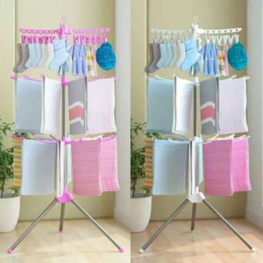 Jemuran menara jemuran tingkat stand jemuran jemuran baju bayi tiang jemuran baju bayi