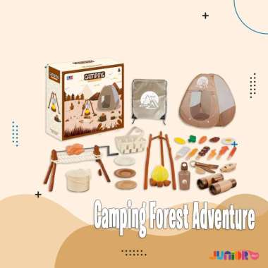 Camping Forest Adventure With Utensil Set / Bbq Pretend Play Bbq