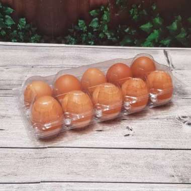 TELUR AYAM ISI 10 TELOR AYAM ISI 10 KEMASAN MIKA