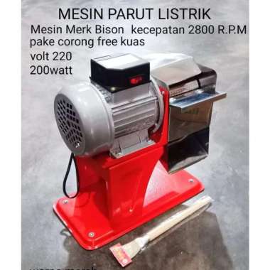 Mesin parutan kelapa corong bison mesin parut ubi singkong