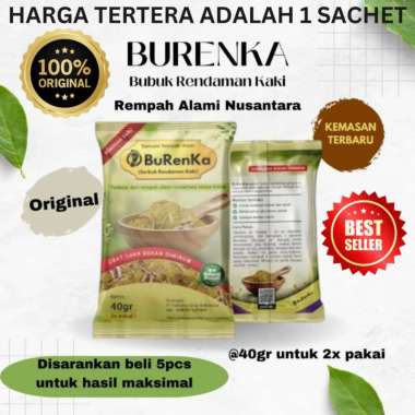 Burenka Rendaman Kaki Serbuk Herbal Untuk Rendaman Kaki